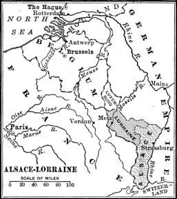 [Map of Alsace-Lorraine.]