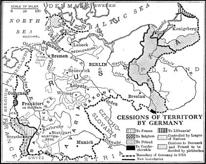 [Cessions of territory by germany]